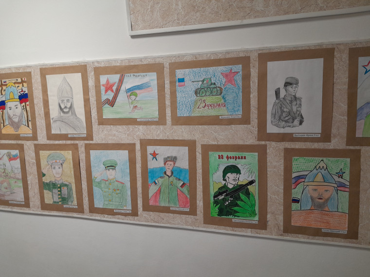 Конкурс рисунков «Защитники Отечества».